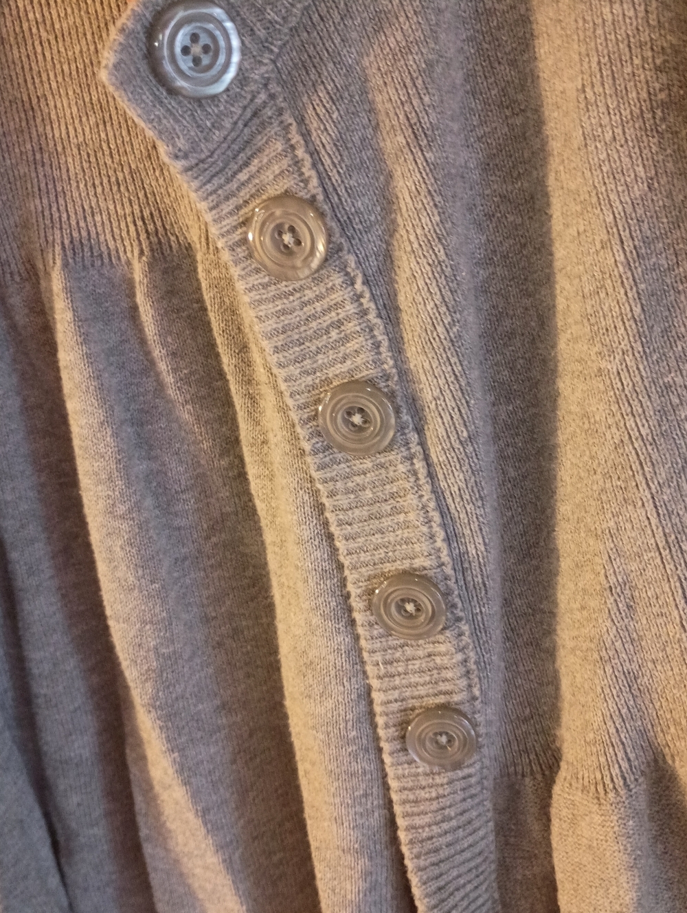 Old Navy Gray Cardigan Mid Sleeve - Picture 4 of 4